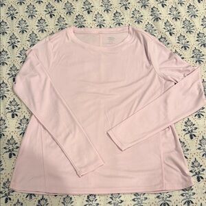 Athletic Works Light Pink Long Sleeve Tee